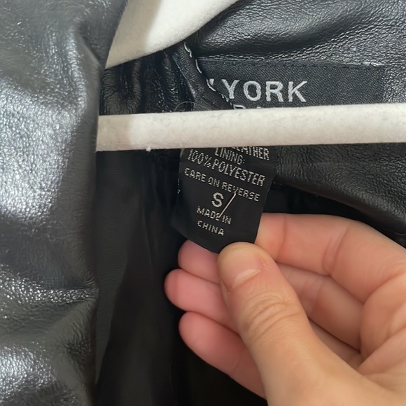 NY Company Vintage Leather Jacket - Picture 2 of 4